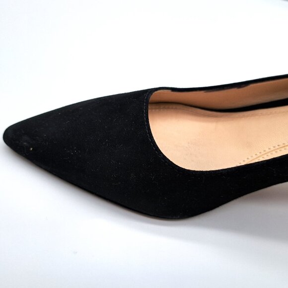 Marc Fisher LTD Womens MLZALA Black Suede Block Pumps Heels Shoes - Size 7.5 - Picture 9 of 14